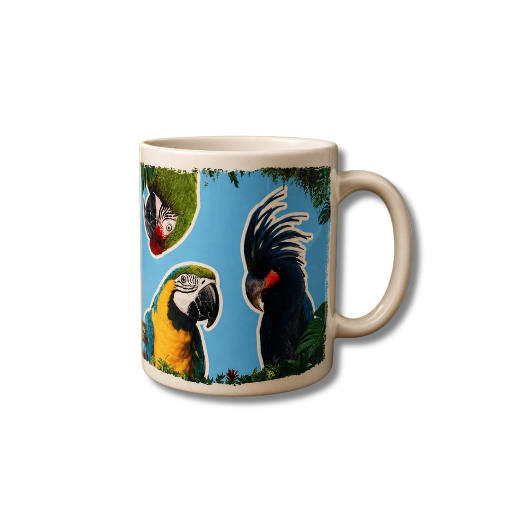 Tasse Papageienmotive