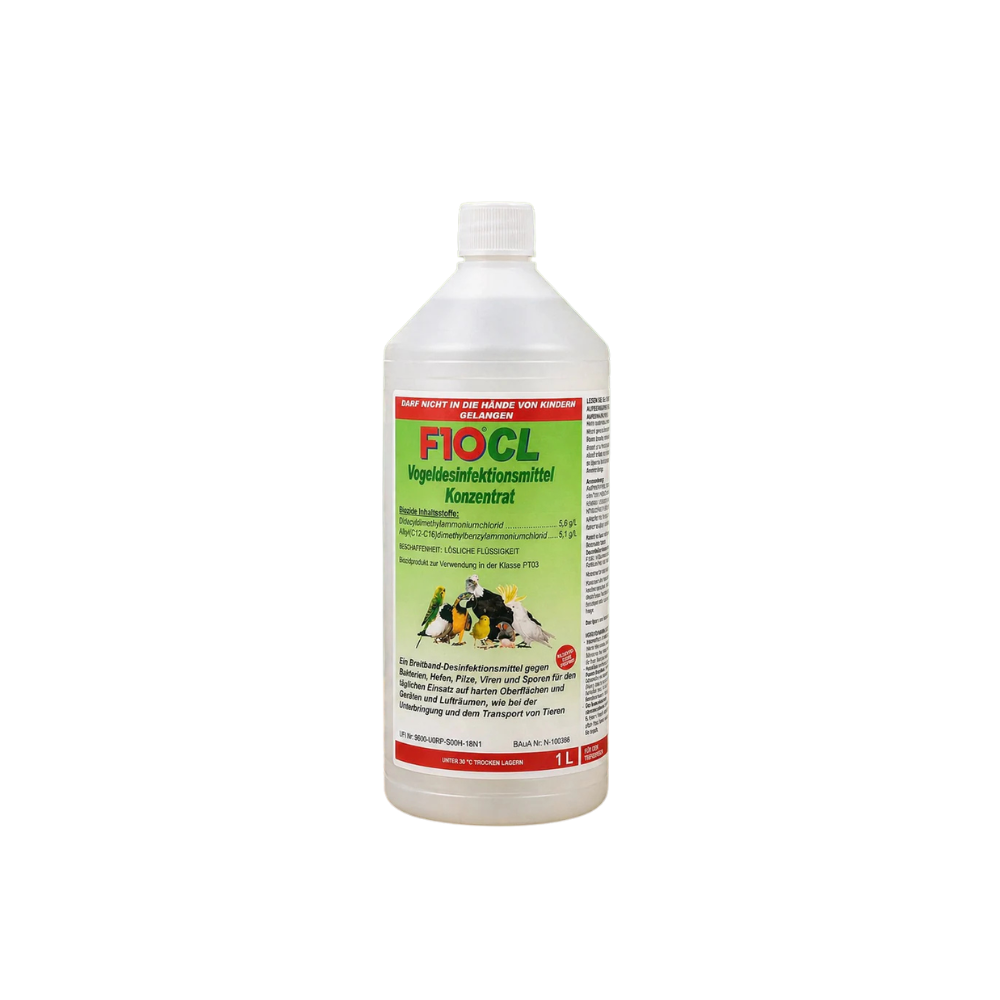 F 10 CL Desinfektionsmittel für Vögel - Konzentrat