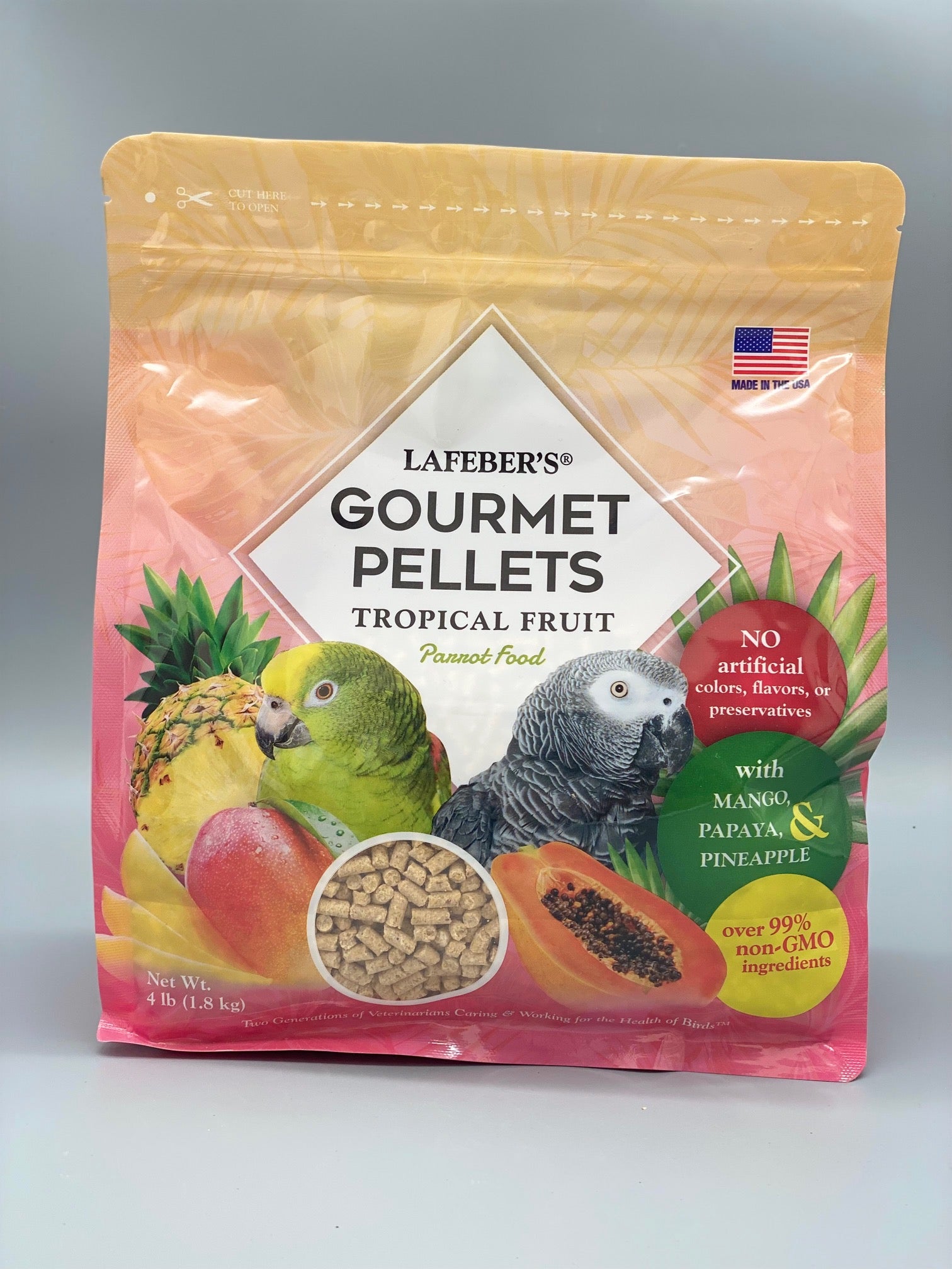 Lafeber Tropical Fruit Gourmet Pellets for Parrots