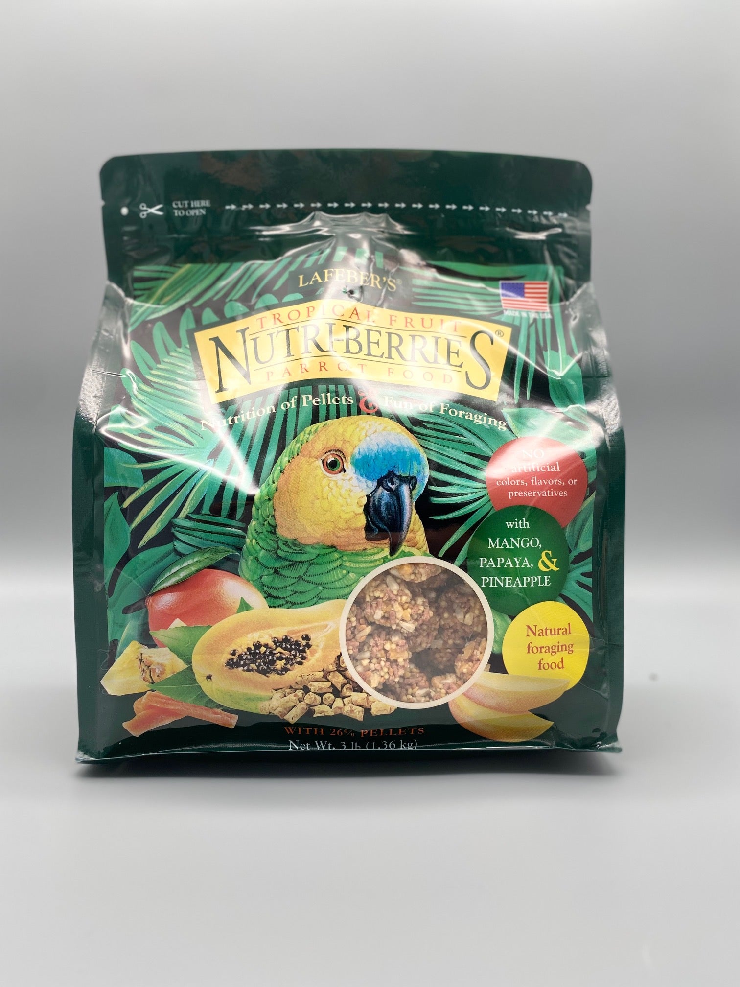 Lafeber Tropical fruit Nutri-Berries für Papageien